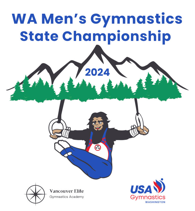 Sasquatch doing an iron cross in an L sit on the still rings.